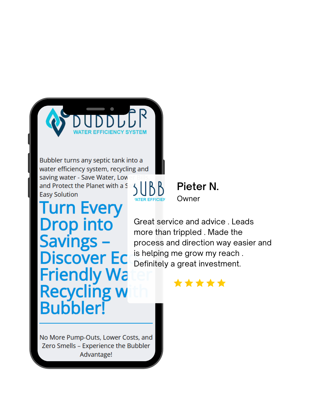 Bubbler Water Efficiency logo